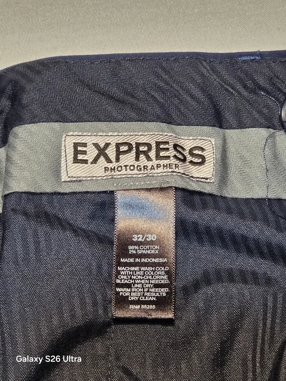 Express Men's Navy Chino Pants